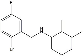 N-[(2-bromo-5-fluorophenyl)methyl]-2,3-dimethylcyclohexan-1-amine