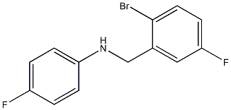 N-[(2-bromo-5-fluorophenyl)methyl]-4-fluoroaniline