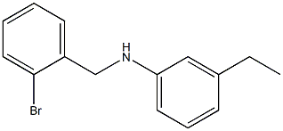 N-[(2-bromophenyl)methyl]-3-ethylaniline