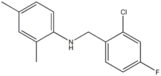 N-[(2-chloro-4-fluorophenyl)methyl]-2,4-dimethylaniline