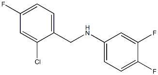 N-[(2-chloro-4-fluorophenyl)methyl]-3,4-difluoroaniline Structure