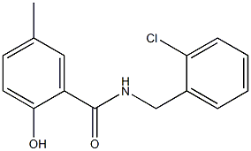 N-[(2-chlorophenyl)methyl]-2-hydroxy-5-methylbenzamide Structure