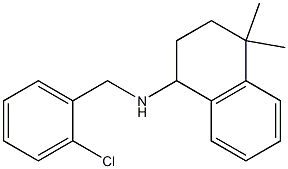 N-[(2-chlorophenyl)methyl]-4,4-dimethyl-1,2,3,4-tetrahydronaphthalen-1-amine Structure