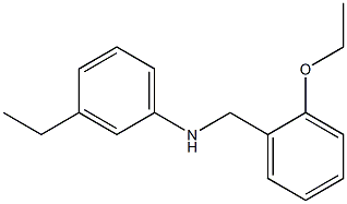 N-[(2-ethoxyphenyl)methyl]-3-ethylaniline Struktur