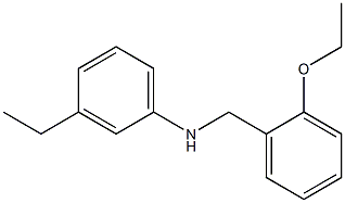 N-[(2-ethoxyphenyl)methyl]-3-ethylaniline,,结构式