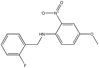  N-[(2-fluorophenyl)methyl]-4-methoxy-2-nitroaniline