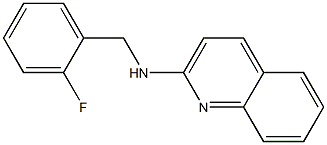 N-[(2-fluorophenyl)methyl]quinolin-2-amine Structure