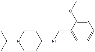 N-[(2-methoxyphenyl)methyl]-1-(propan-2-yl)piperidin-4-amine,,结构式