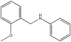 N-[(2-methoxyphenyl)methyl]aniline,,结构式