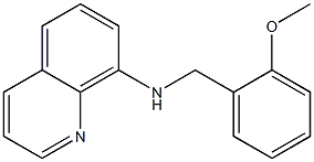 N-[(2-methoxyphenyl)methyl]quinolin-8-amine,,结构式