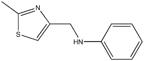 N-[(2-methyl-1,3-thiazol-4-yl)methyl]aniline Structure