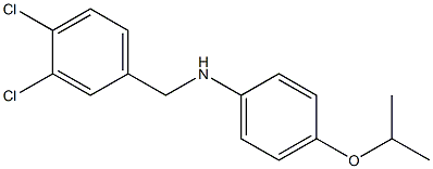 N-[(3,4-dichlorophenyl)methyl]-4-(propan-2-yloxy)aniline Struktur