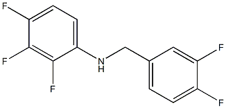 N-[(3,4-difluorophenyl)methyl]-2,3,4-trifluoroaniline Structure