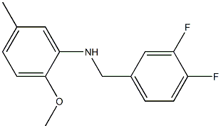 N-[(3,4-difluorophenyl)methyl]-2-methoxy-5-methylaniline Structure