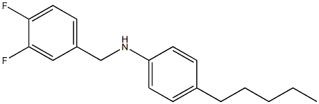  N-[(3,4-difluorophenyl)methyl]-4-pentylaniline