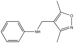 N-[(3,5-dimethyl-1,2-oxazol-4-yl)methyl]aniline Structure