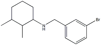 N-[(3-bromophenyl)methyl]-2,3-dimethylcyclohexan-1-amine,,结构式