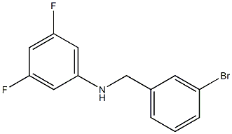  N-[(3-bromophenyl)methyl]-3,5-difluoroaniline