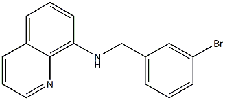 N-[(3-bromophenyl)methyl]quinolin-8-amine Struktur