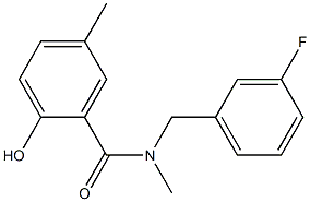 N-[(3-fluorophenyl)methyl]-2-hydroxy-N,5-dimethylbenzamide