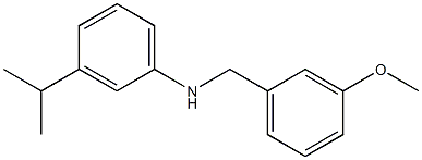  N-[(3-methoxyphenyl)methyl]-3-(propan-2-yl)aniline