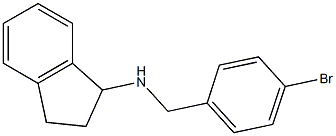 N-[(4-bromophenyl)methyl]-2,3-dihydro-1H-inden-1-amine