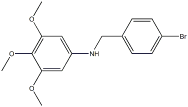  N-[(4-bromophenyl)methyl]-3,4,5-trimethoxyaniline