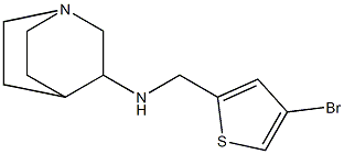 N-[(4-bromothiophen-2-yl)methyl]-1-azabicyclo[2.2.2]octan-3-amine Structure