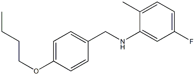 N-[(4-butoxyphenyl)methyl]-5-fluoro-2-methylaniline|