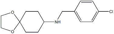  N-[(4-chlorophenyl)methyl]-1,4-dioxaspiro[4.5]decan-8-amine