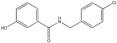  N-[(4-chlorophenyl)methyl]-3-hydroxybenzamide