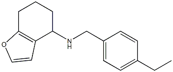 N-[(4-ethylphenyl)methyl]-4,5,6,7-tetrahydro-1-benzofuran-4-amine Structure