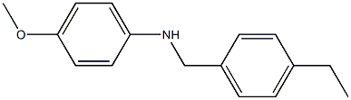 N-[(4-ethylphenyl)methyl]-4-methoxyaniline,,结构式