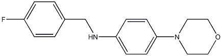 N-[(4-fluorophenyl)methyl]-4-(morpholin-4-yl)aniline|