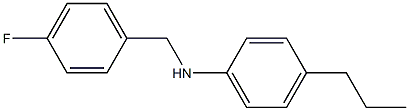 N-[(4-fluorophenyl)methyl]-4-propylaniline