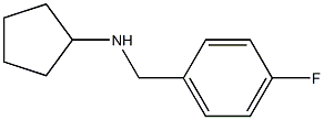 N-[(4-fluorophenyl)methyl]cyclopentanamine