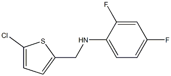 N-[(5-chlorothiophen-2-yl)methyl]-2,4-difluoroaniline