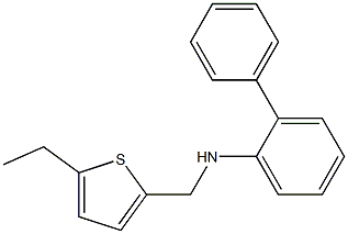 N-[(5-ethylthiophen-2-yl)methyl]-2-phenylaniline Structure