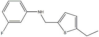 N-[(5-ethylthiophen-2-yl)methyl]-3-fluoroaniline Structure