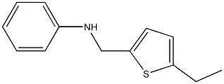 N-[(5-ethylthiophen-2-yl)methyl]aniline Structure