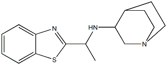 N-[1-(1,3-benzothiazol-2-yl)ethyl]-1-azabicyclo[2.2.2]octan-3-amine Struktur