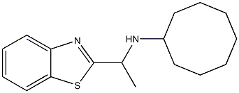 N-[1-(1,3-benzothiazol-2-yl)ethyl]cyclooctanamine|