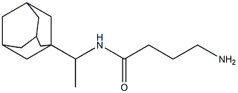 N-[1-(1-adamantyl)ethyl]-4-aminobutanamide Structure