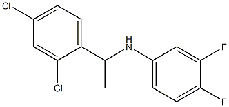 N-[1-(2,4-dichlorophenyl)ethyl]-3,4-difluoroaniline|