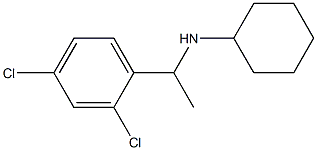 N-[1-(2,4-dichlorophenyl)ethyl]cyclohexanamine Struktur