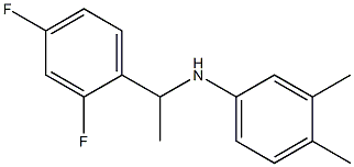 N-[1-(2,4-difluorophenyl)ethyl]-3,4-dimethylaniline