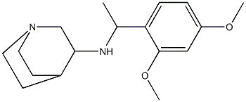 N-[1-(2,4-dimethoxyphenyl)ethyl]-1-azabicyclo[2.2.2]octan-3-amine