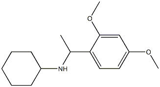 N-[1-(2,4-dimethoxyphenyl)ethyl]cyclohexanamine 化学構造式