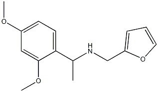N-[1-(2,4-dimethoxyphenyl)ethyl]-N-(2-furylmethyl)amine Structure