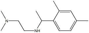 N'-[1-(2,4-dimethylphenyl)ethyl]-N,N-dimethylethane-1,2-diamine Structure